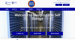 Desktop Screenshot of bloomingdalestorage.com